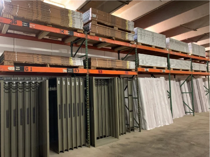 warehouse door storage